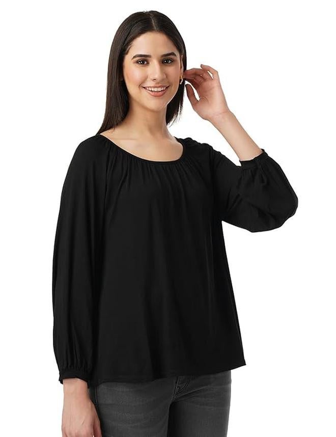 fyltr Women's Full Sleeve Lightweight Summer Top |Tops for Women | Tops for Women Western - Image 4